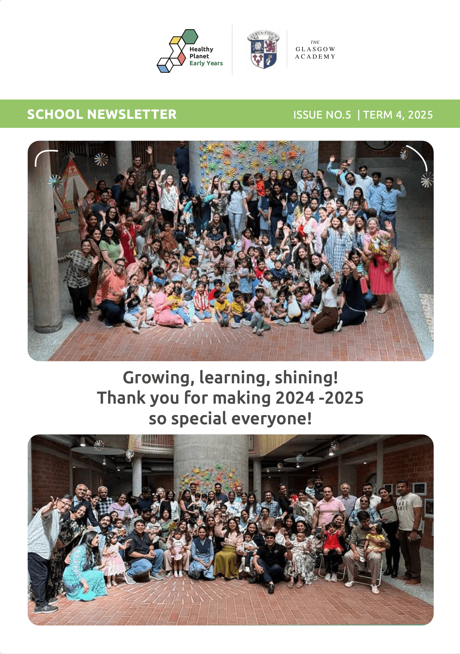 Growing, learning, shining!
